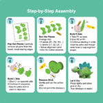 Sashakt Toytech 3D Dinosaur Puzzle – Green Stegosaurus | DIY Educational Toy for Kids & Adults | Brain Development, Hand-Eye Coordination | Eco-Friendly Cardboard Model Kit - Image 6